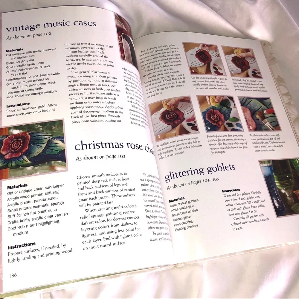CHRISTMAS ALL THROUGH THE HOUSE HARDCOVER BOOK and COOKBOOK